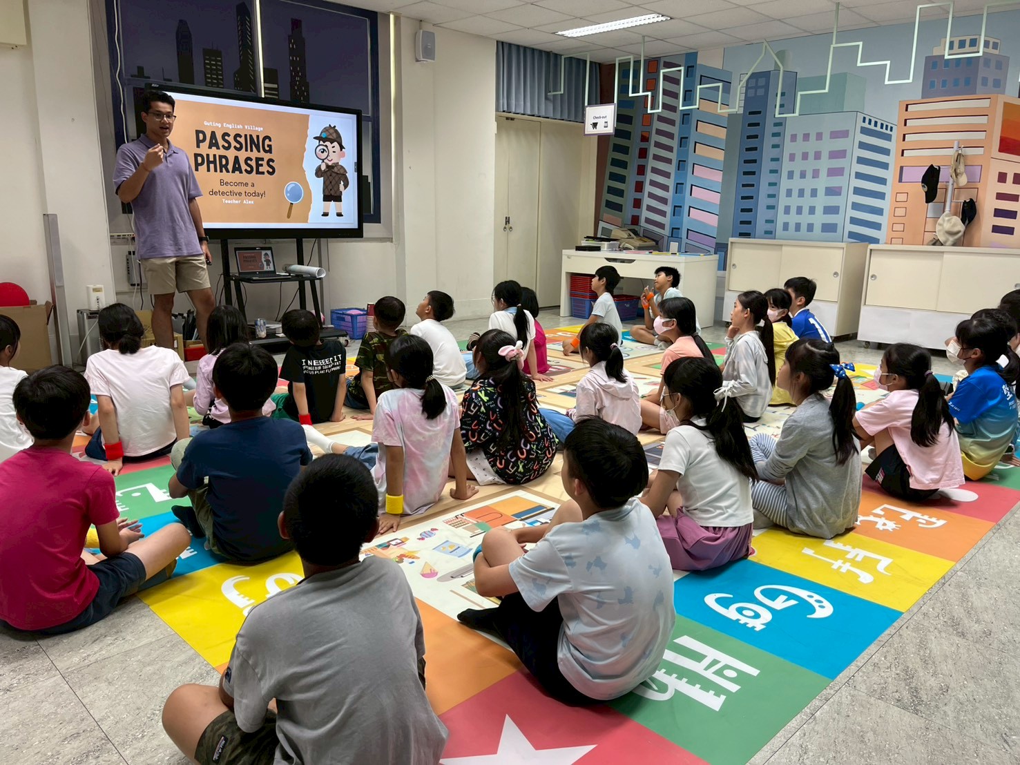 說明：溝通傳遞員課程進行中